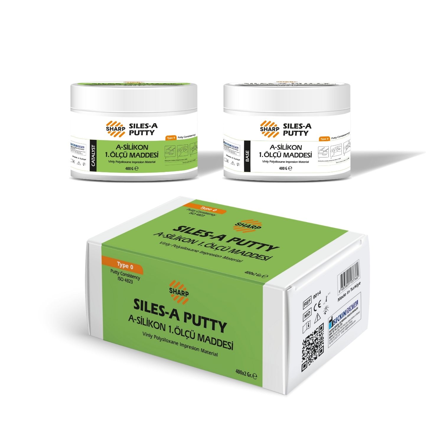 Siles-A Putty 1. Ölçü Materyeli (400gr x 2)